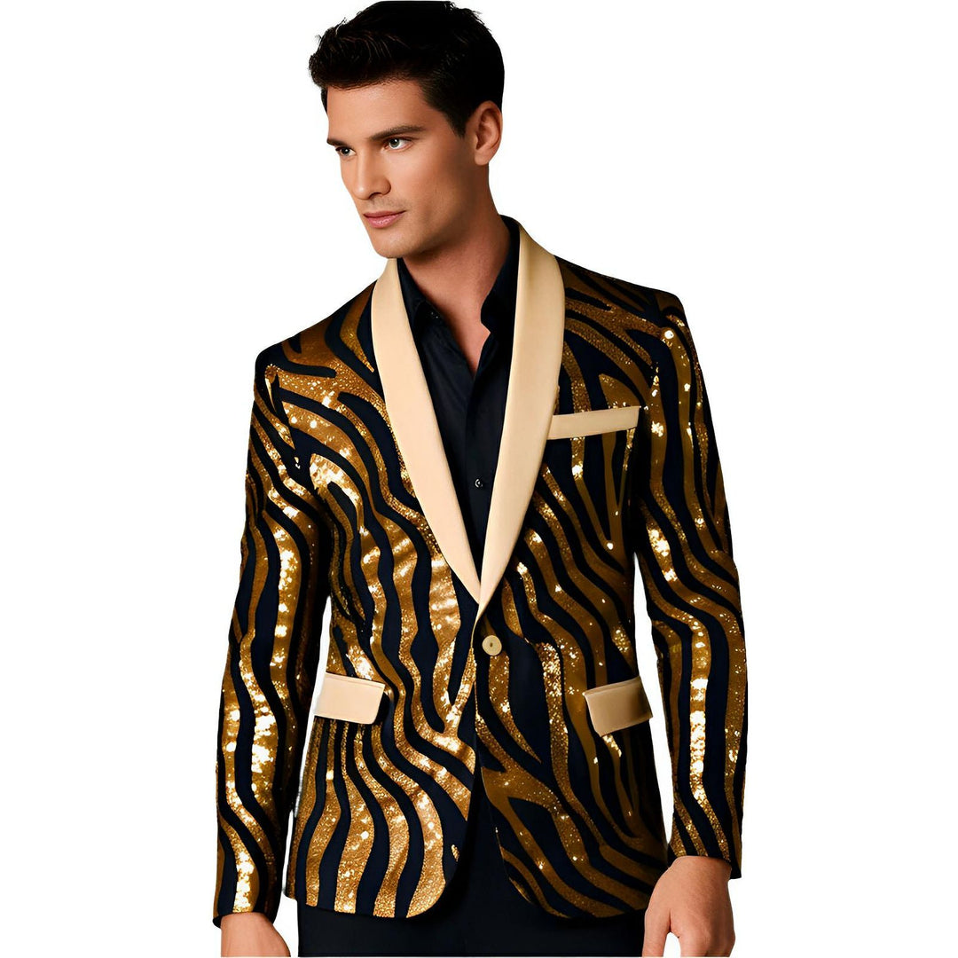 Abernathy Sequin Blazer Wynston Duke 