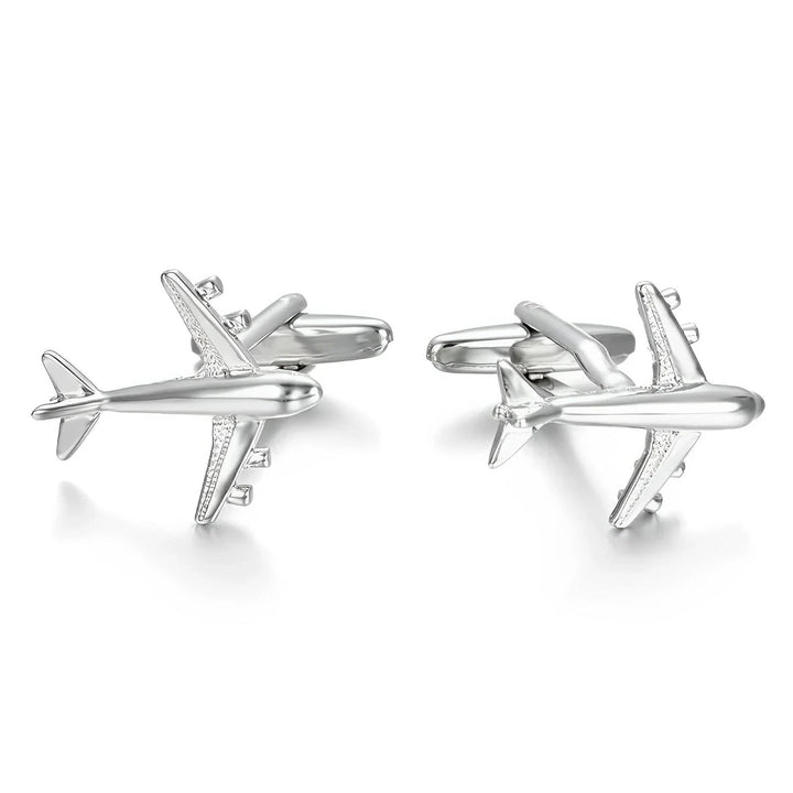 Aeronaut Cufflinks Wynston Duke Silver 