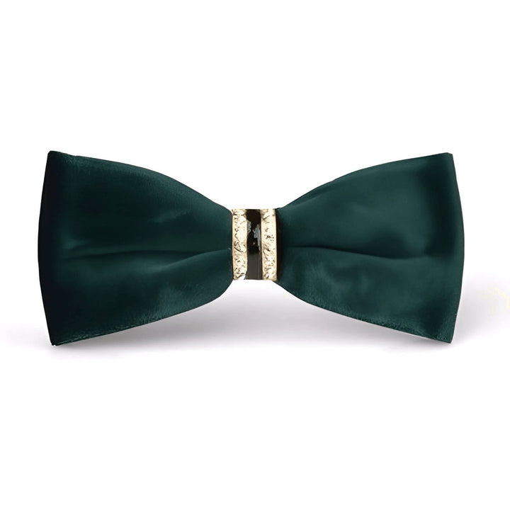 Alistair Velvet Bow Tie Wynston Duke Dark Green 