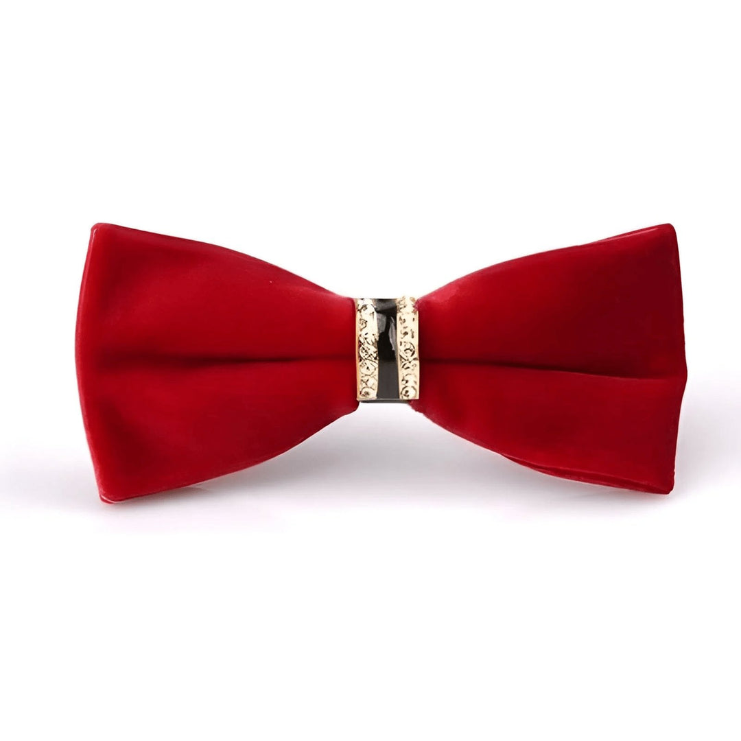 Alistair Velvet Bow Tie Wynston Duke Red 