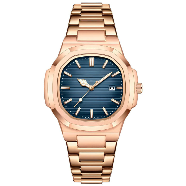 Anton Quartz Watch Wynston Duke Gold Blue 