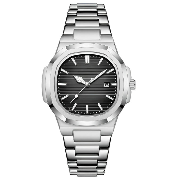 Anton Quartz Watch Wynston Duke Silver Black 