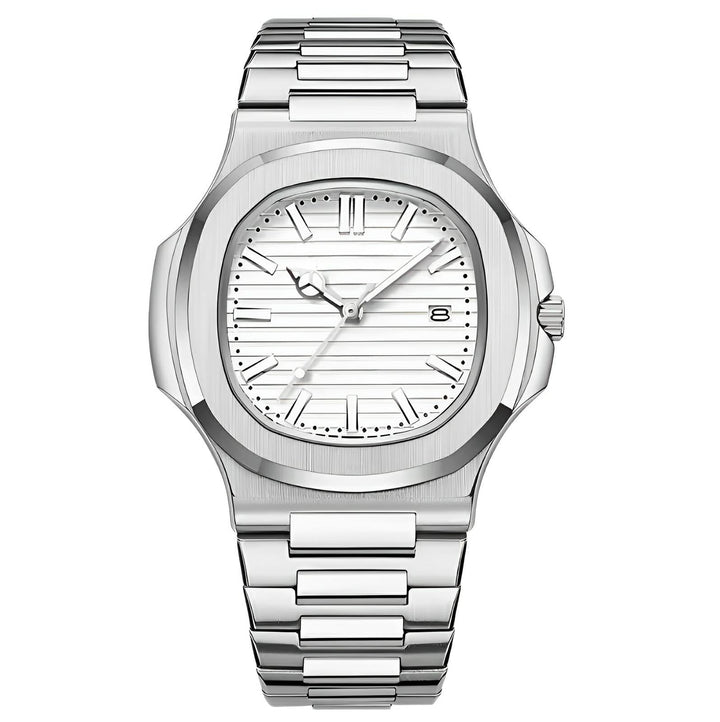 Anton Quartz Watch Wynston Duke Silver White 