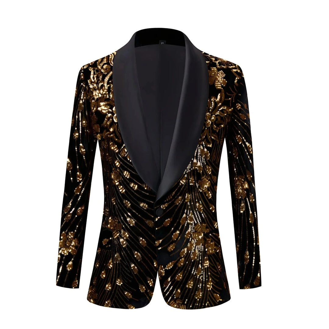 Ashbury Sequin Blazer Wynston Duke Black XS 