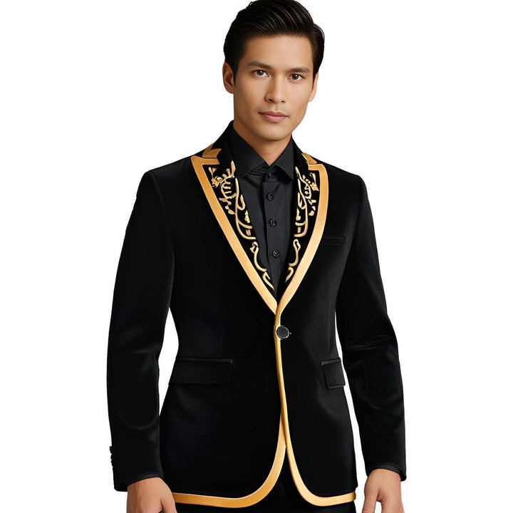 Blackmore Embroidered Blazer Wynston Duke 