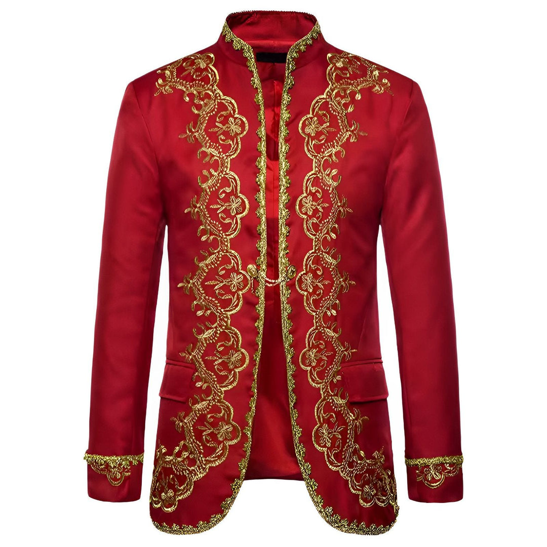 Calvan High-Collar Blazer Wynston Duke Red S 