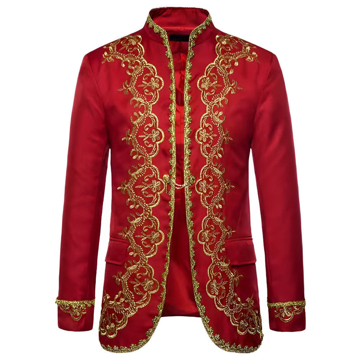 Calvan High-Collar Blazer Wynston Duke Red S 