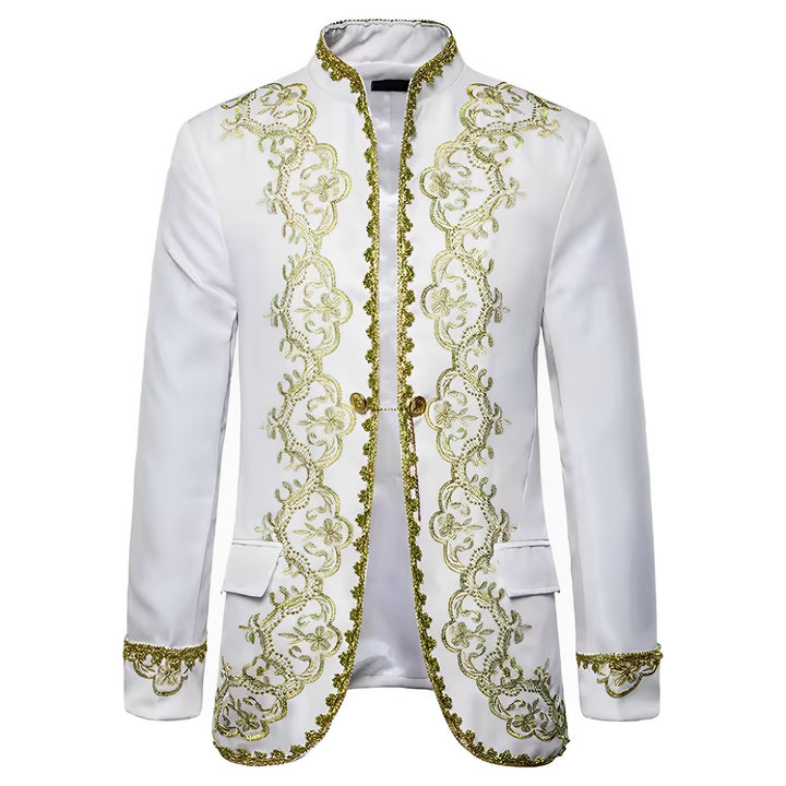Calvan High-Collar Blazer Wynston Duke White S 