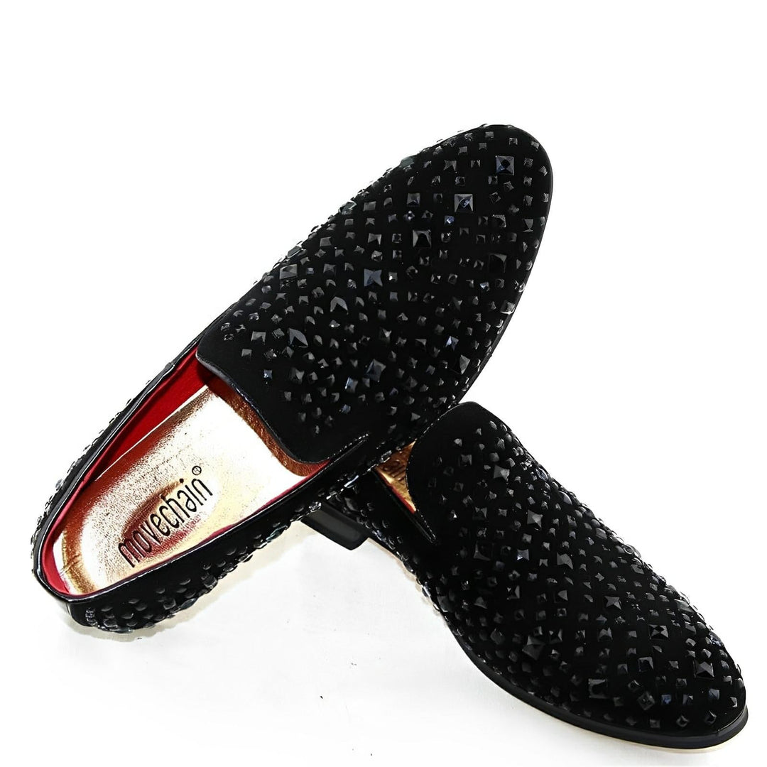 Carrington Rhinestone Loafers Wynston Duke 