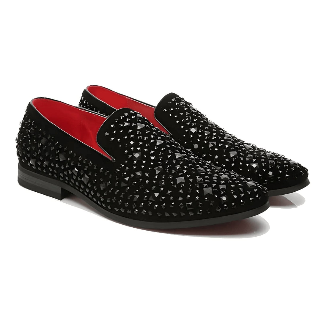 Carrington Rhinestone Loafers Wynston Duke 6 