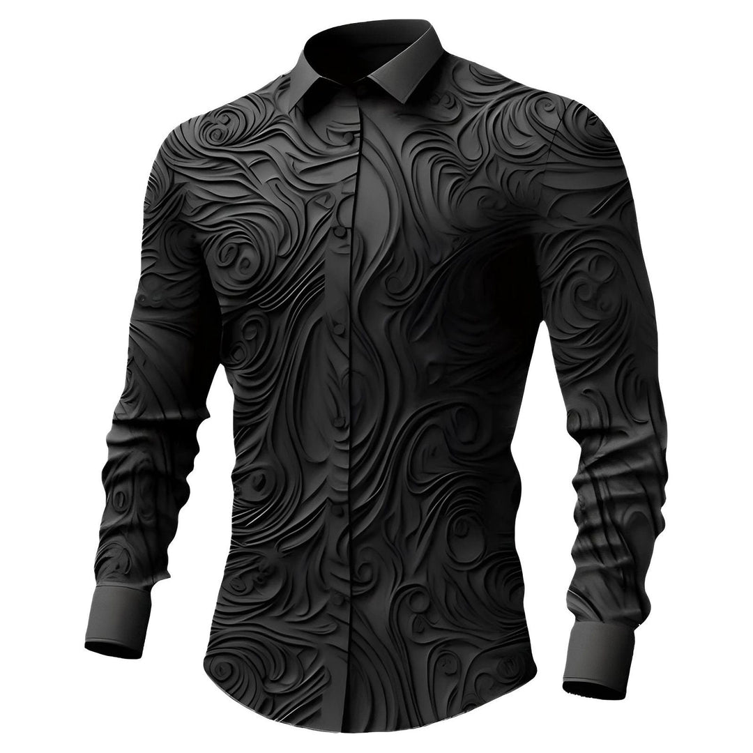 Carstairs Tailored Shirt Wynston Duke Black S 