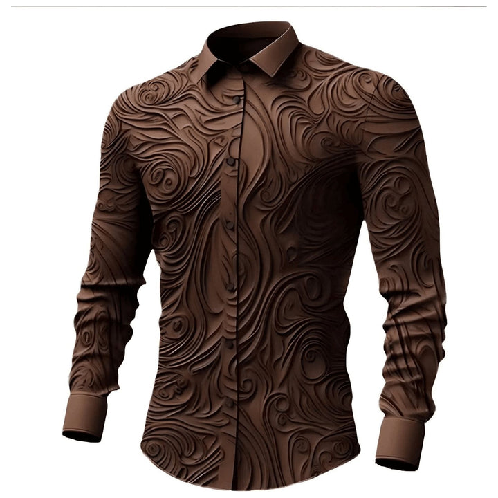 Carstairs Tailored Shirt Wynston Duke Brown S 