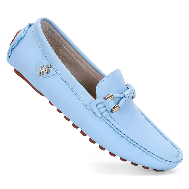 Chamberlain Driving Loafers Wynston Duke Light Blue 5 