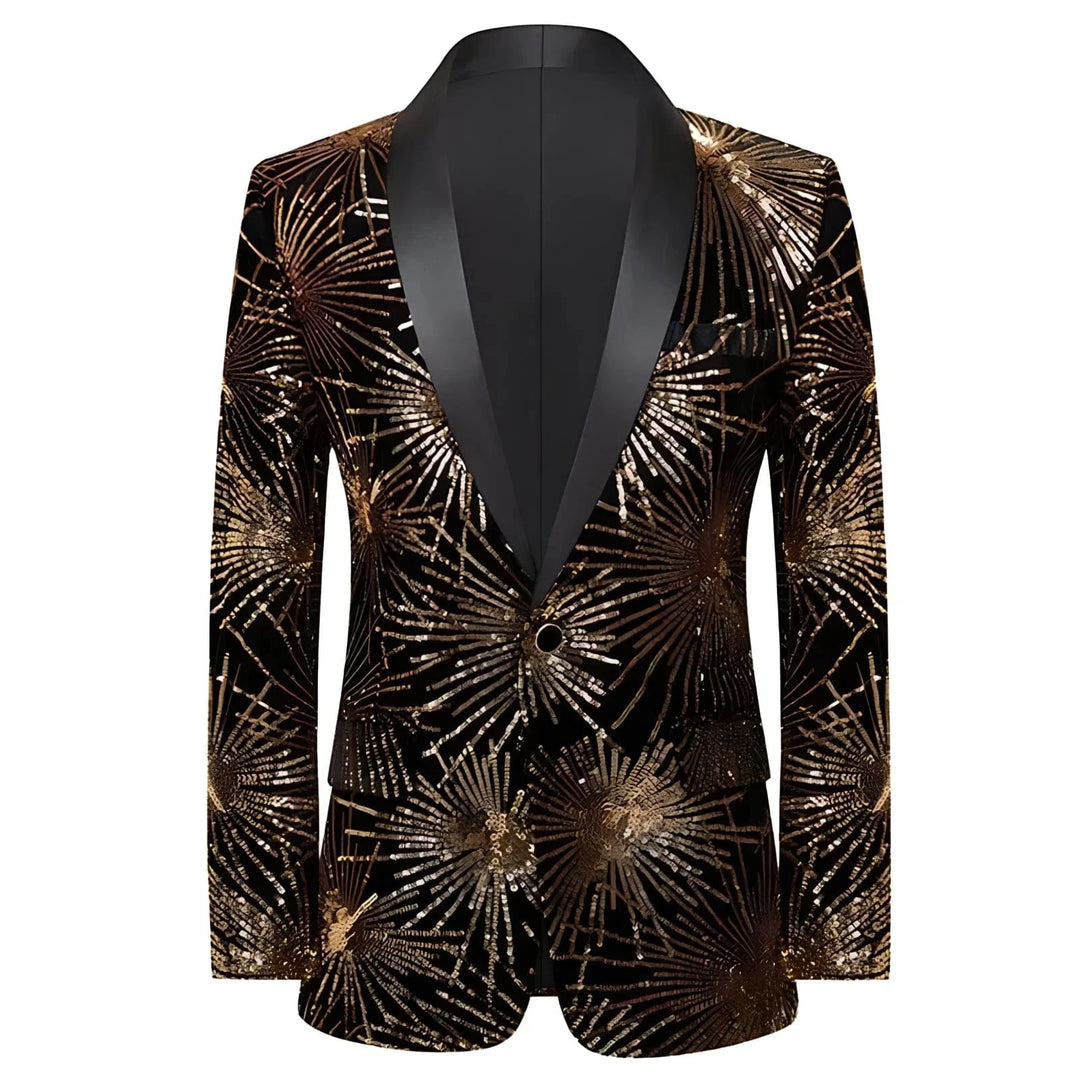 Covington Sequin Blazer Wynston Duke Black XS 