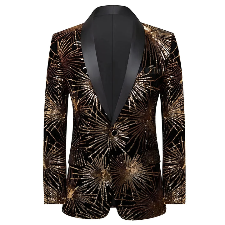 Covington Sequin Blazer Wynston Duke Black XS 