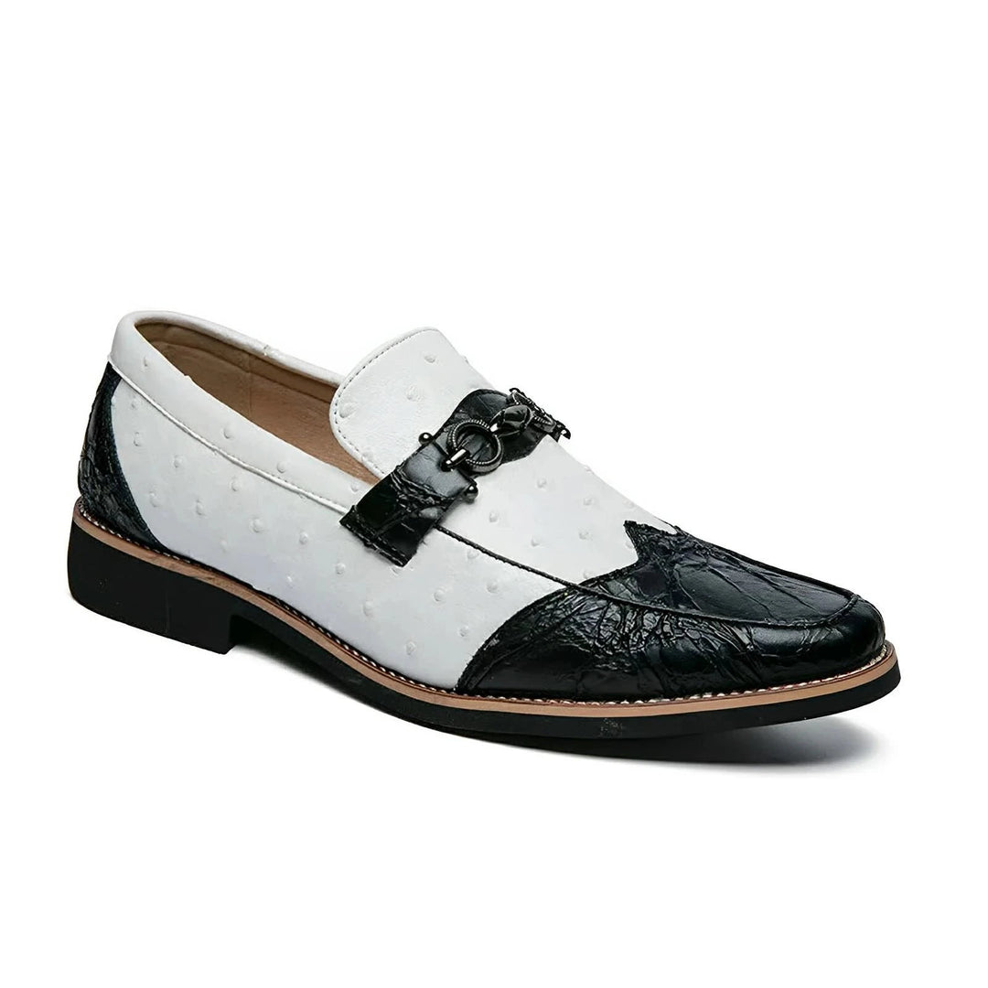 Davenport Penny Loafers Wynston Duke White 6 