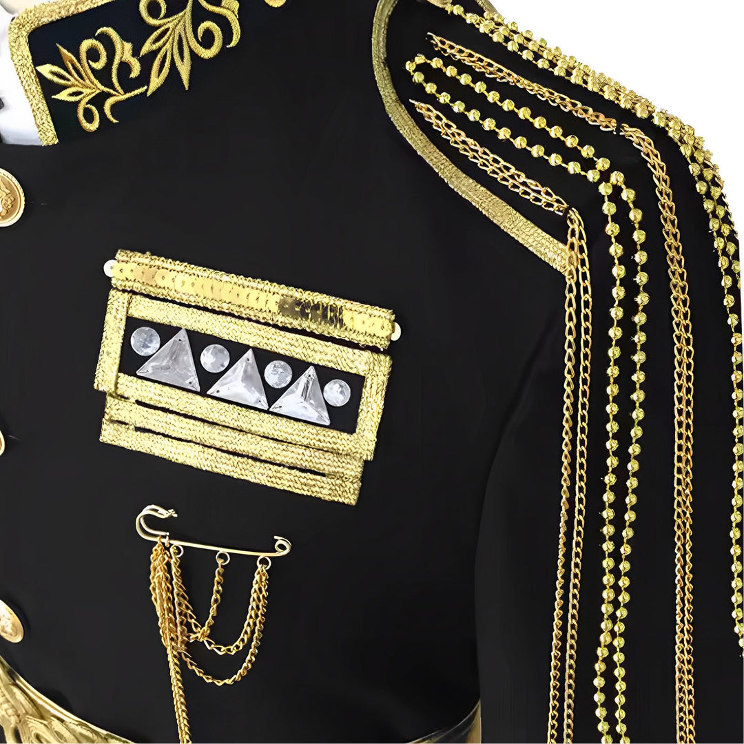 Denholm High-Collar Blazer Wynston Duke 