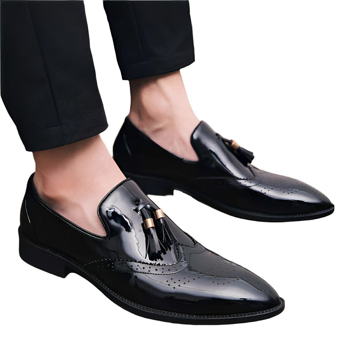 Everett Patent Leather Loafers Wynston Duke 