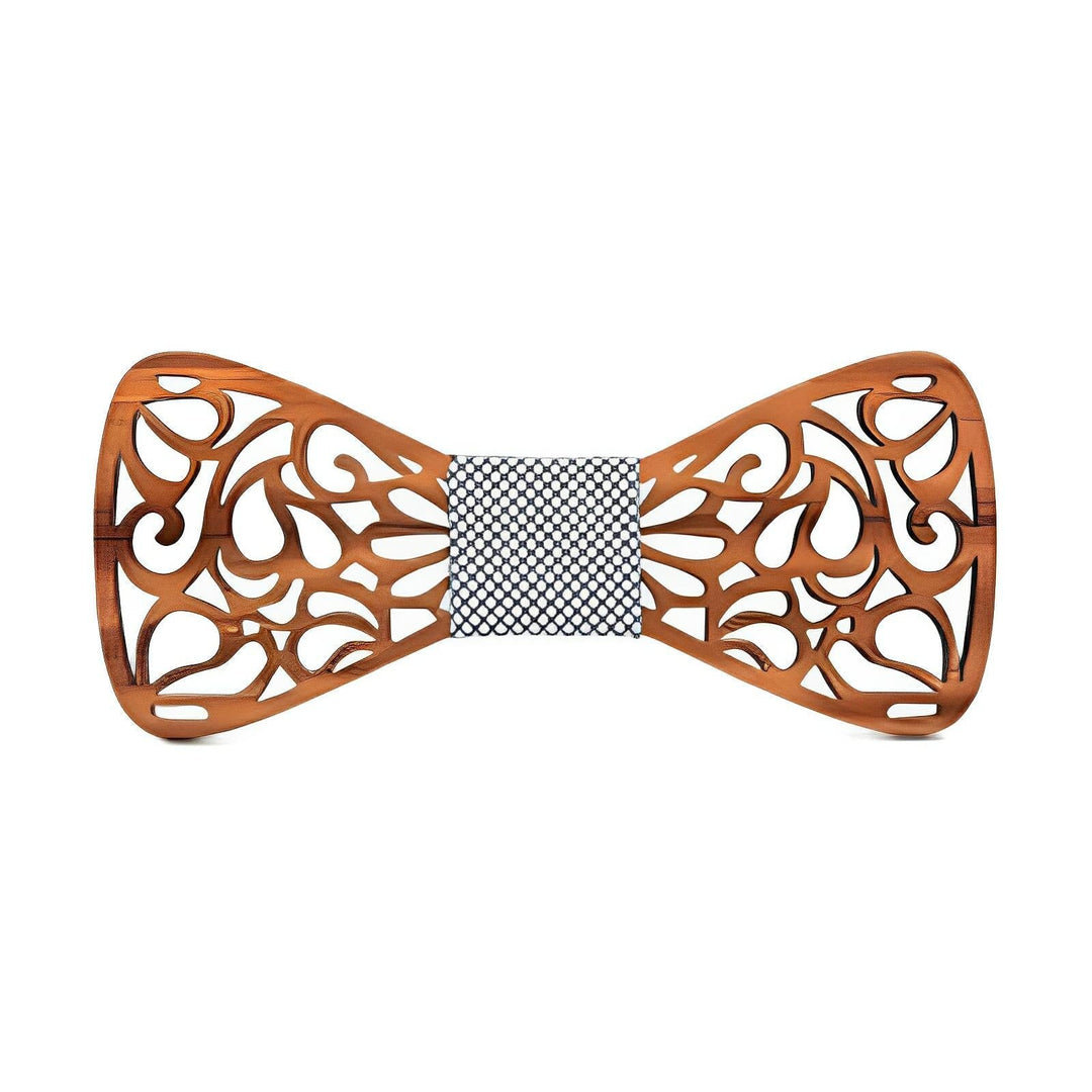 Everett Wooden Bow Tie Wynston Duke Grey 