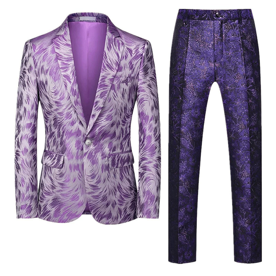 Fairbourne Jacquard Suit Wynston Duke Violet 2XS 