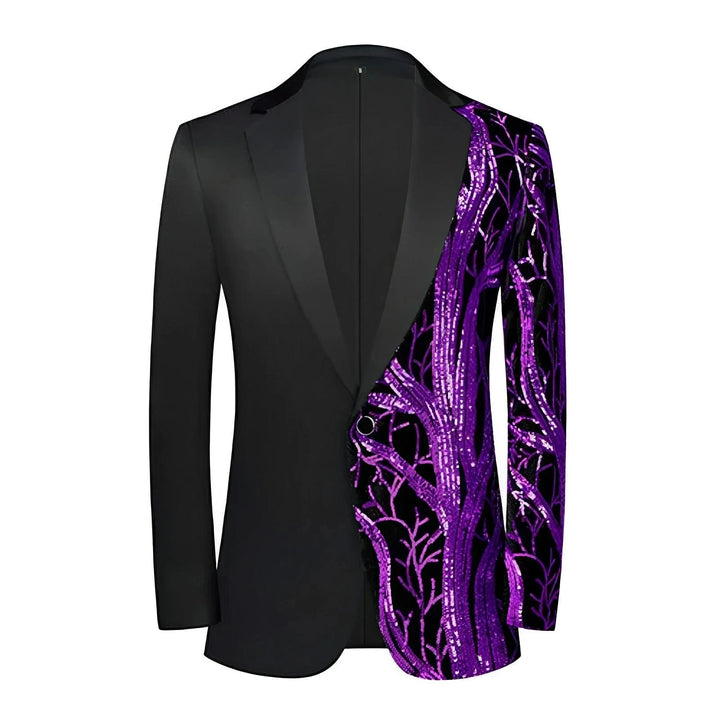 Fairmont Sequin Blazer Wynston Duke Purple XS 