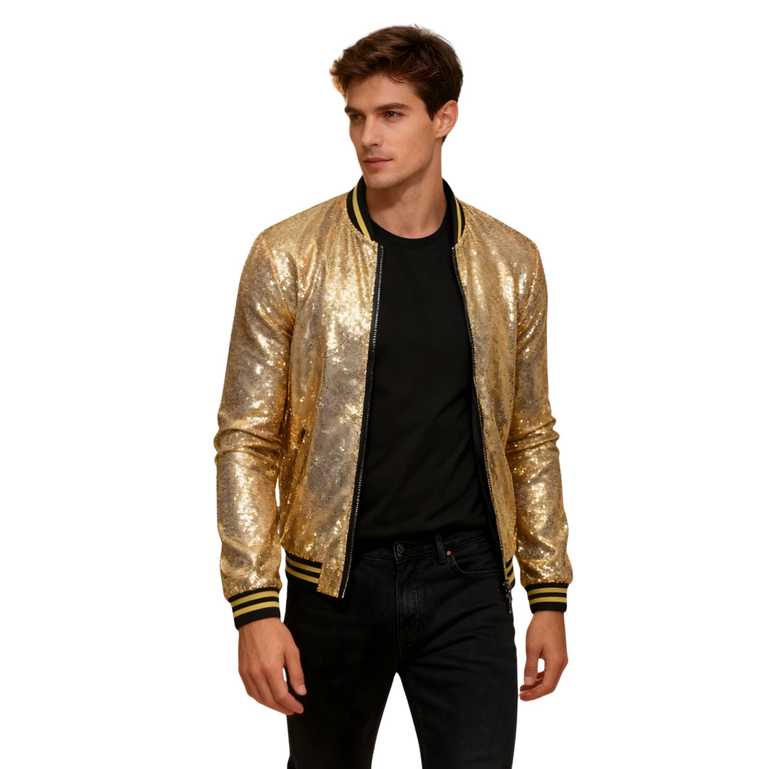 Gatsby Sequin Bomber Jacket Watson Duke 