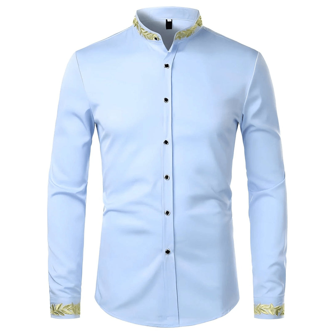 Glennburn Embroidered Shirt Wynston Duke Light Blue S 