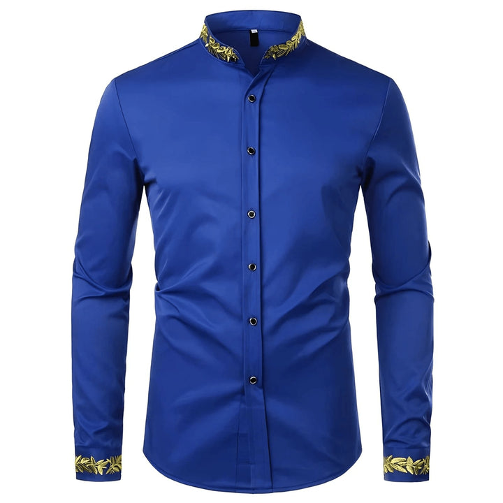 Glennburn Embroidered Shirt Wynston Duke Royal Blue S 
