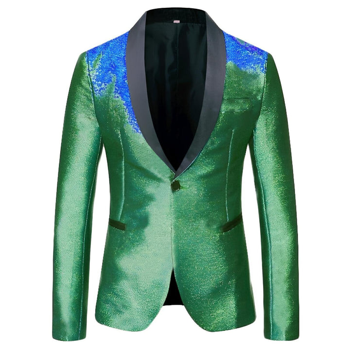Grantham Reflective Tailored Blazer Wynston Duke Blue Green 2XS 