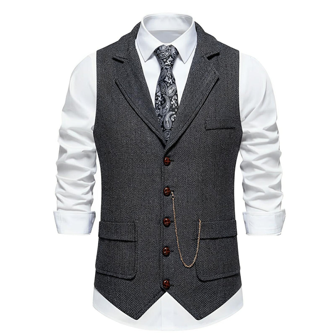 Granville Tailored Vest Wynston Duke Dark Gray S 