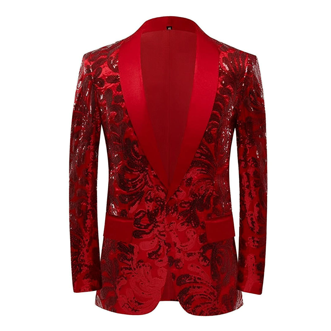 Hartwell Sequin Blazer Wynston Duke Red XS 