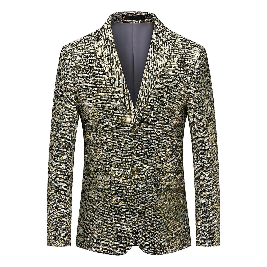 Hawthorne Sequin Blazer Wynston Duke Gold XS 
