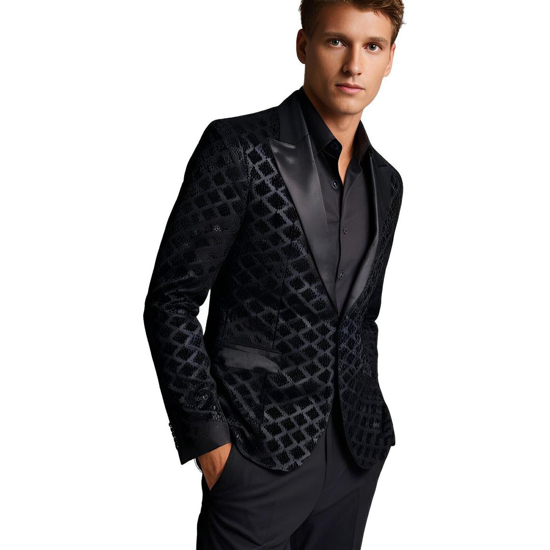 Hollingsworth Sequin Blazer Wynston Duke 