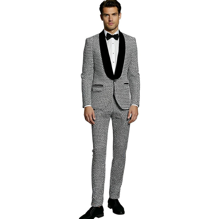 Houndstooth Tailored Suit Wynston Duke 