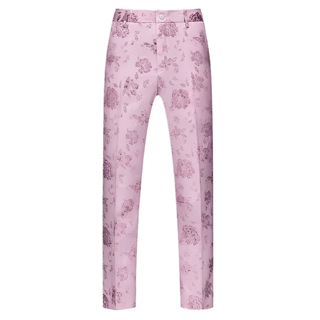 Huxley Jacquard Trousers Wynston Duke Pink S 