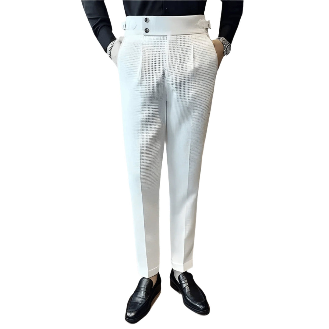 Ingleford Tailored Trousers Wynston Duke White 29 