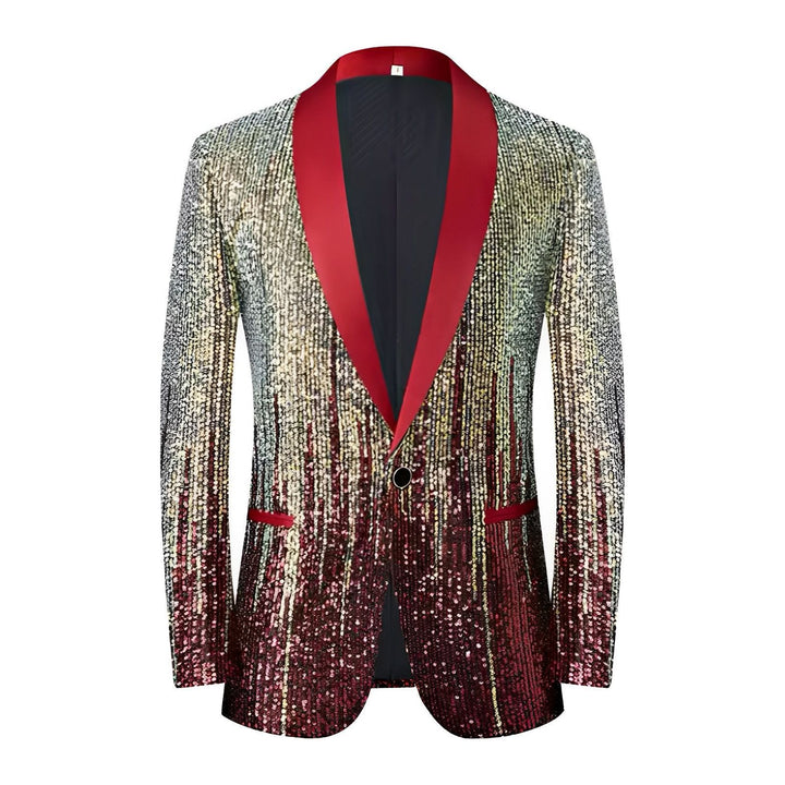 Islington Sequin Blazer Wynston Duke Red XS 
