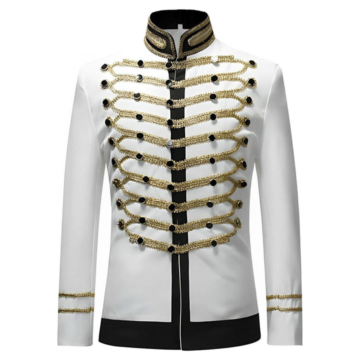 Jervis Military Blazer Wynston Duke White XS 