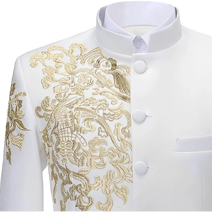 Jessop High-Collar Blazer Wynston Duke 