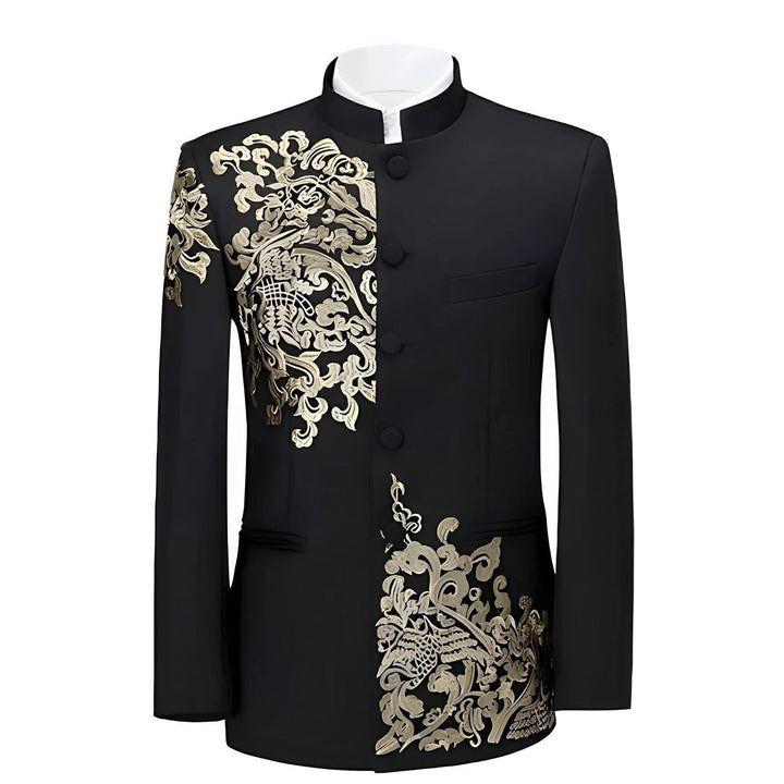 Jessop High-Collar Blazer Wynston Duke Black 2XS 