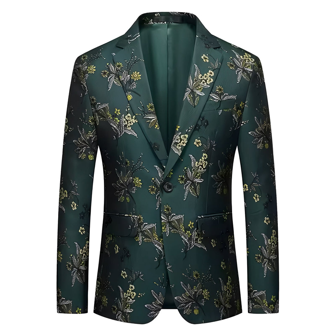 Kenrick Jacquard Blazer Wynston Duke Green 36R 