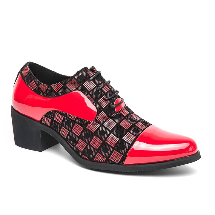 Kensington Patent Leather Oxfords Wynston Duke Red 5 