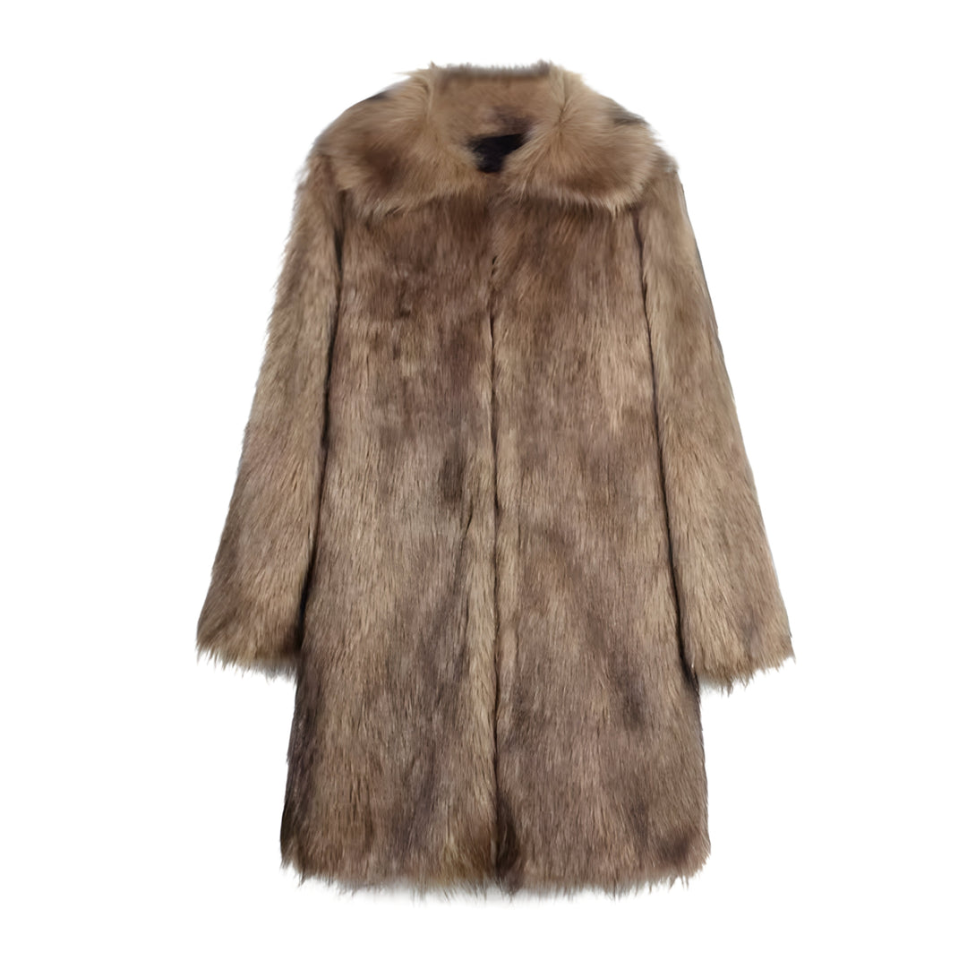 Kingsley Faux Mink Coat Watson Duke Brown S 
