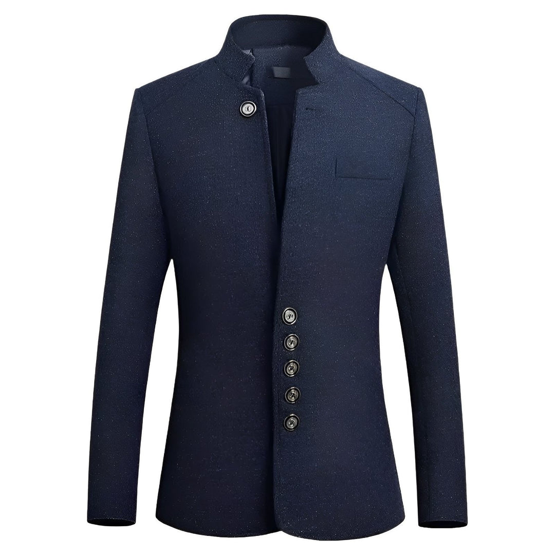 Marion High-Collar Blazer Wynston Duke Navy Blue XS 