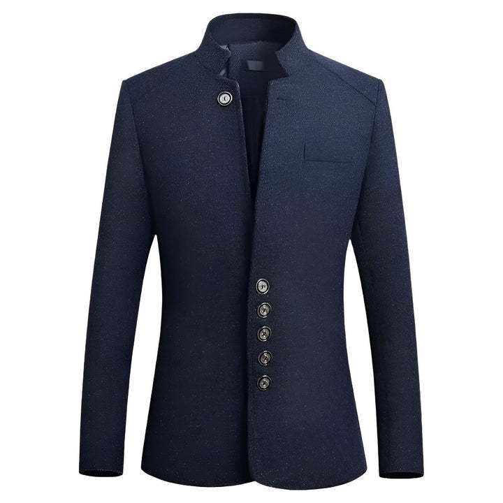 Marion High-Collar Blazer Wynston Duke Navy Blue XS 