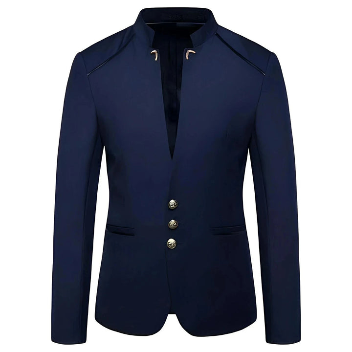 Merriweather High-Collar Blazer Wynston Duke Navy XS 