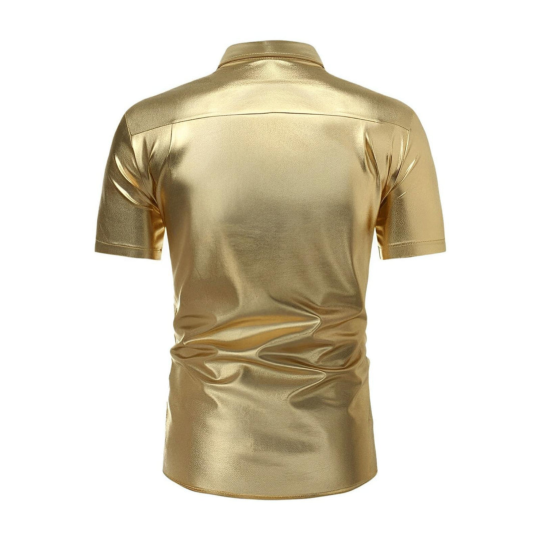 Metallic Short-Sleeve Shirt Wynston Duke 