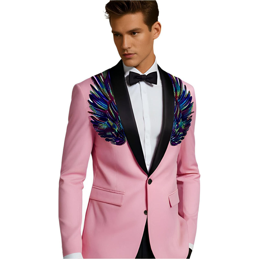 Metallic Wing Tailored Blazer Wynston Duke 