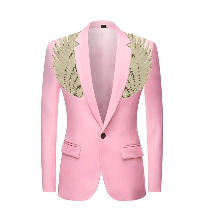 Metallic Wing Tailored Blazer Wynston Duke Gold 2XS 