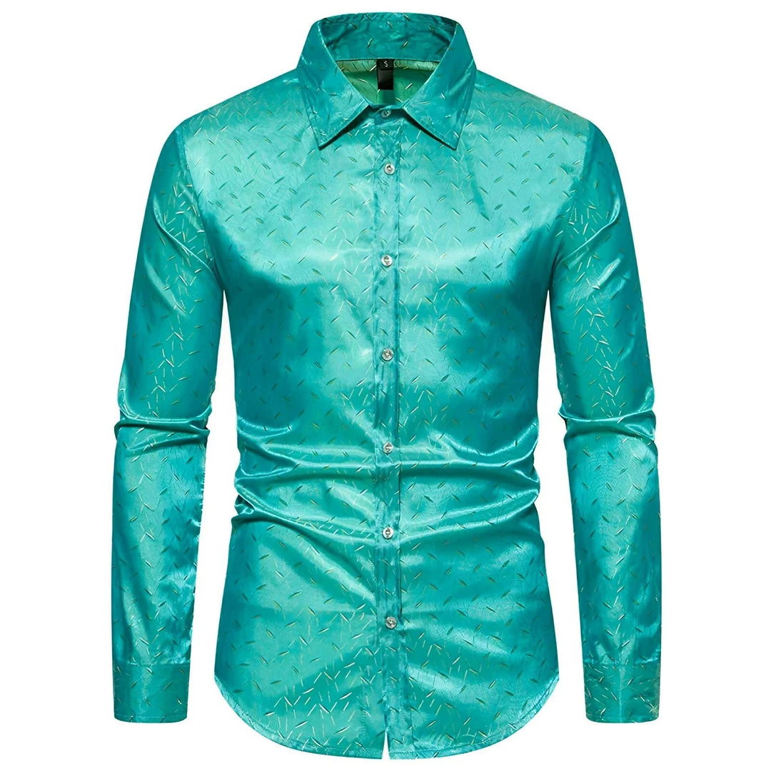 Mikel Silk Shirt Wynston Duke Green S 